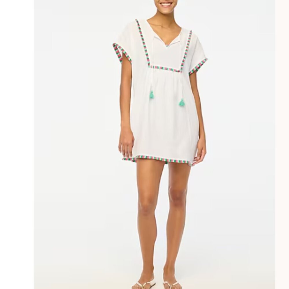 J crew Fringe beach tunic